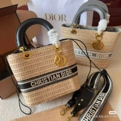 C.D Lady Wicker Oblique Jacquard Handbag(C D Lady Wicker Oblique Jacquard Handbag) -Best Household Items product name 5325228