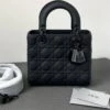 CD Lady Dior Bag In Matte Leather(Cd Lady Dior Bag In Matte Leather)