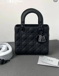 CD Lady Dior Bag In Matte Leather(Cd Lady Dior Bag In Matte Leather)