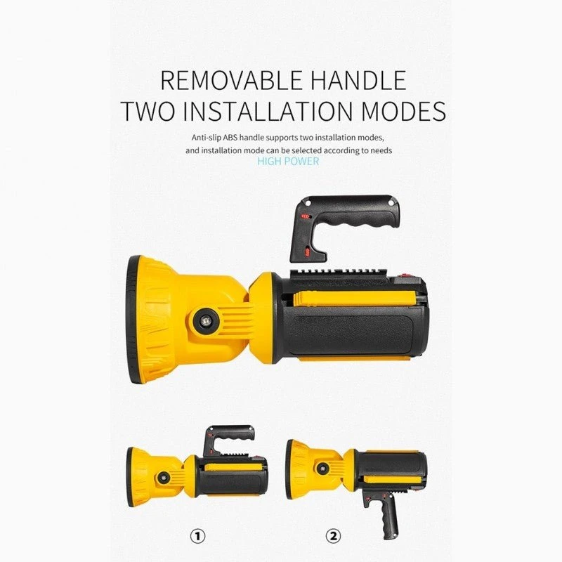 Multifunctional Searchlight,Powerful LED Chip, Adjustable Brightness, And Versatile Light Modes For Exceptional Visibility(Multifunctional Searchlight Powerful Led Chip Adjustable Brightness And Versatile Light Modes For Exceptional Visibility) 7 Multifunctional Searchlight,Powerful LED Chip, Adjustable Brightness, And Versatile Light Modes For Exceptional Visibility(Multifunctional Searchlight Powerful Led Chip Adjustable Brightness And Versatile Light Modes For Exceptional Visibility) - Image 5