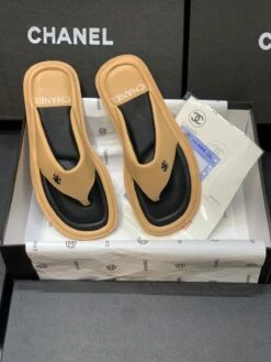 Chnel Leather Flip Flops Slipper(Chnel Leather Flip Flops Slipper) -Best Household Items product name 5447309