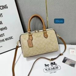 Signature Canvas Rowan Satchel Bag By Coach(Signature Canvas Rowan Satchel Bag By Coach) -Best Household Items product name 5559076 1