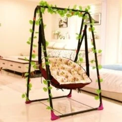 Baby Cradle & Adult Rocking Chair 2 In 1(2 In 1 Children Curdle Adult Rocking Chair) -Best Household Items product name 5586758