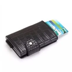 Aluminum Alloy Leather Cards Holder(Aluminum Alloy Leather Wallet) -Best Household Items product name 5676121