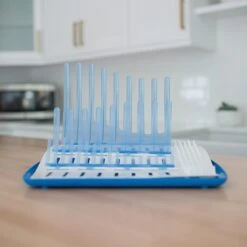 Natural Flow Folding Drying Rack In Blue - A Perfect Blend Of Style And Functionality! Explore The Latest In Dish Drying Solutions(Natural Flow Folding Drying Rack In Blue A Perfect Blend Of Style And Functionality Explore The Latest In Dish Drying Solutions) -Best Household Items product name 5756181