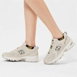 New Balance Ivory Mesh Low-top Running Sneakers(New Balance Ivory Mesh Low Top Running Sneakers) -Best Household Items product name 5769838