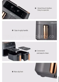 Sokany Dual Use Air Fryer(Sokany Dual Use Air Fryer) -Best Household Items product name 5825676