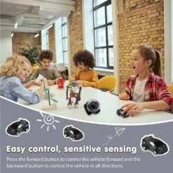 Watch Remote Control Car Toy, 2023 Mini Cartoon RC Car Analog Watch, 2.4G Long Distance Infrared Remote Control Sensing Model Car Toys, Racing Car Watch(Watch Remote Control Car Toy 2023 Mini Cartoon Rc Car Analog Watch 2 4g Long Distance Infrared Remote Control Sensing Model Car Toys Racing Car Watch) -Best Household Items product name 5858224