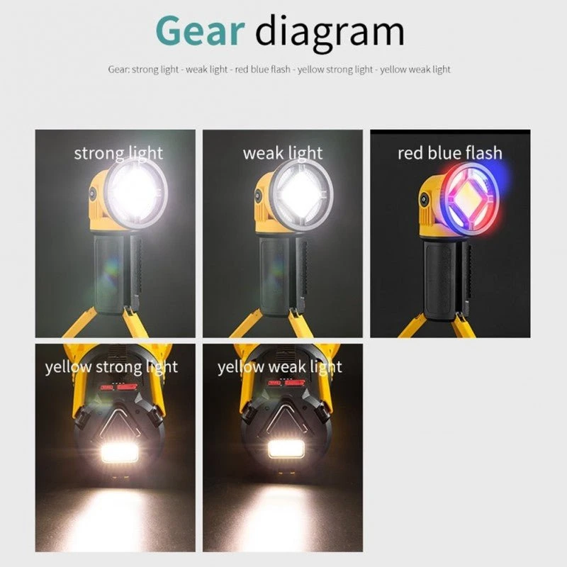 Multifunctional Searchlight,Powerful LED Chip, Adjustable Brightness, And Versatile Light Modes For Exceptional Visibility(Multifunctional Searchlight Powerful Led Chip Adjustable Brightness And Versatile Light Modes For Exceptional Visibility) 8 Multifunctional Searchlight,Powerful LED Chip, Adjustable Brightness, And Versatile Light Modes For Exceptional Visibility(Multifunctional Searchlight Powerful Led Chip Adjustable Brightness And Versatile Light Modes For Exceptional Visibility) - Image 6