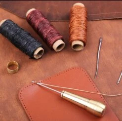 61 Pcs Leather Craft Tools Punch Kit Stitching Working Stitching Groover Sewing Set(62 Pcs Leather Craft Tools Punch Kit Stitching Working Stitching Groover Sewing Set) -Best Household Items product name 5892961