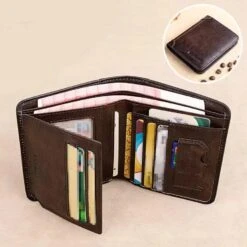 Genuine Leather Male Purse Card Holder Wallet Men(Genuine Leather Male Purse Card Holder Wallet Men) -Best Household Items product name 5913750