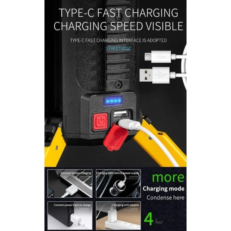 Multifunctional Searchlight,Powerful LED Chip, Adjustable Brightness, And Versatile Light Modes For Exceptional Visibility(Multifunctional Searchlight Powerful Led Chip Adjustable Brightness And Versatile Light Modes For Exceptional Visibility) 11 Multifunctional Searchlight,Powerful LED Chip, Adjustable Brightness, And Versatile Light Modes For Exceptional Visibility(Multifunctional Searchlight Powerful Led Chip Adjustable Brightness And Versatile Light Modes For Exceptional Visibility) - Image 9