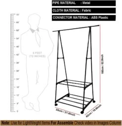 Furn Aspire Coat Jacket Hat Hanger Mobile Multi Function Stand Organizer De Clutter Your Doors, Wash Rooms Or Re Wearable Clothes(Furn Aspire Coat Jacket Hat Hanger Mobile Multi Function Stand Organizer De Clutter Your Doors Wash Rooms Or Re Wearable Clothes) -Best Household Items product name 6226133