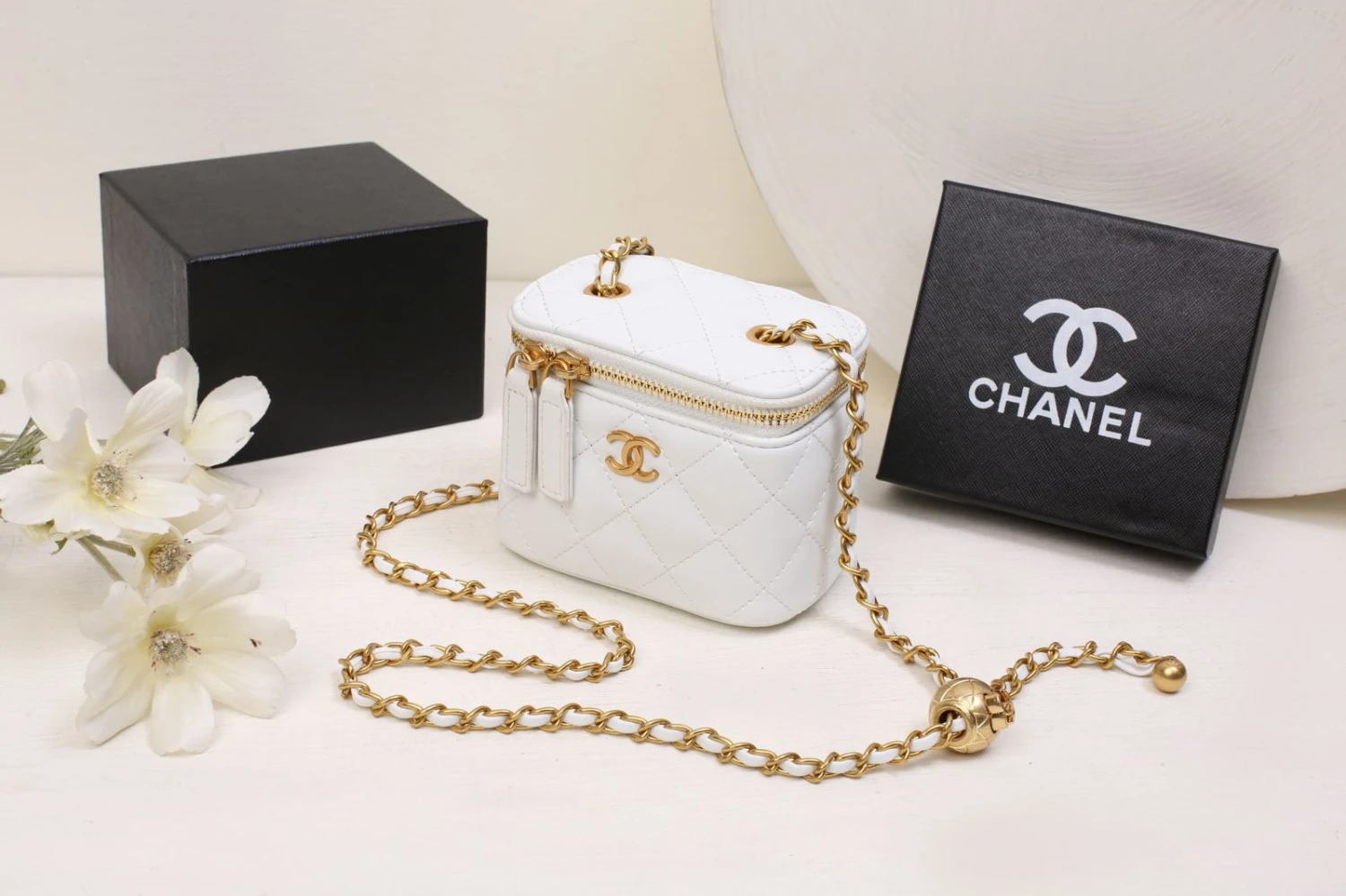 CH Mini Leather Vanity Bag(Ch Mini Leather Vanity Bag) 8 CH Mini Leather Vanity Bag(Ch Mini Leather Vanity Bag) - Image 6