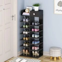 Shoe Rack Double Rowwith Stackable, Large Capacity, And Freestanding Storage. Different Colors(Shoe Rack Double Row With Stackable Large Capacity And Freestanding Storage Different Colors)