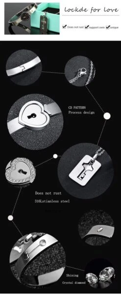 Couple Jewelry Stainless Steel Bracelet(Couple Jewelry Stainless Steel Bracelet) -Best Household Items product name 6435974