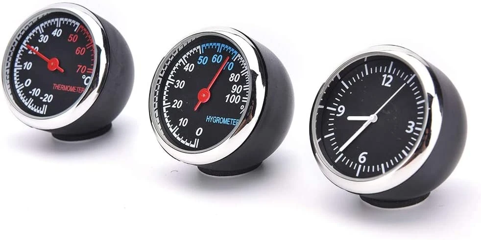 Mini Stick On Clock Hygrometer Clock & Thermometer For Car Dashboard(Mini Stick On Clock Hygrometer Clock Thermometer For Car Dashboard) 3 Mini Stick On Clock Hygrometer Clock & Thermometer For Car Dashboard(Mini Stick On Clock Hygrometer Clock Thermometer For Car Dashboard)
