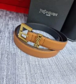 Logo Leather Belt By YSL(Logo Leather Belt By Ysl) -Best Household Items product name 6686236