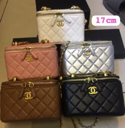 CH Leather CC Vanity Case Bag(Ch Leather Cc Vanity Case Bag) -Best Household Items product name 6724145