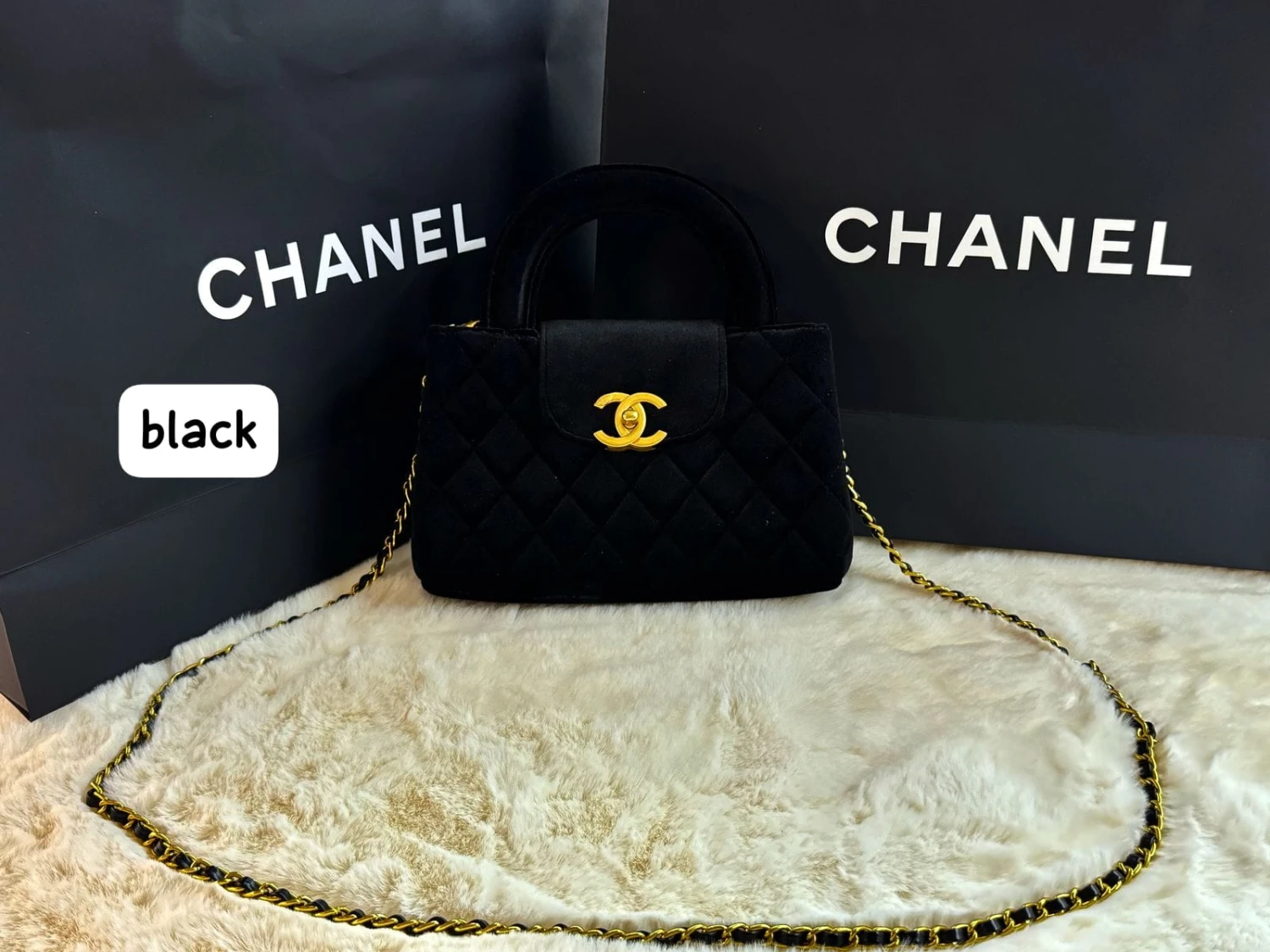 CH Kelly Mini Shopping Bag Velvet Fabric(Ch Kelly Mini Shopping Bag Velvet Fabric) 4 CH Kelly Mini Shopping Bag Velvet Fabric(Ch Kelly Mini Shopping Bag Velvet Fabric) - Image 2