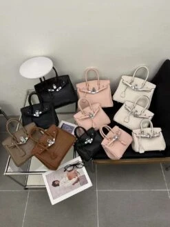 𝐇 Shiny Crocodile Leather Palladium Hardware Bag 25cm(𝐇 Birkin Shiny Crocodile Leather Palladium Hardware Bag) -Best Household Items product name 7128114