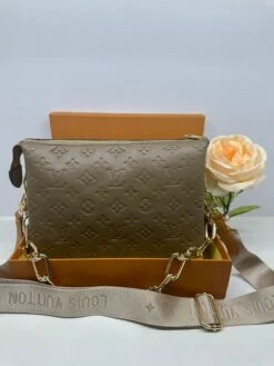 𝐋𝐕 Denim Crossbdy Bag With Chain(𝐋𝐕 Denim Chain Crossbdy Bag) -Best Household Items product name 7213411