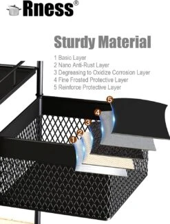 Thickened Metal Kitchen Vegetable Storage Basket(Thickened Metal Kitchen Vegetable Storage Basket) -Best Household Items product name 7227006