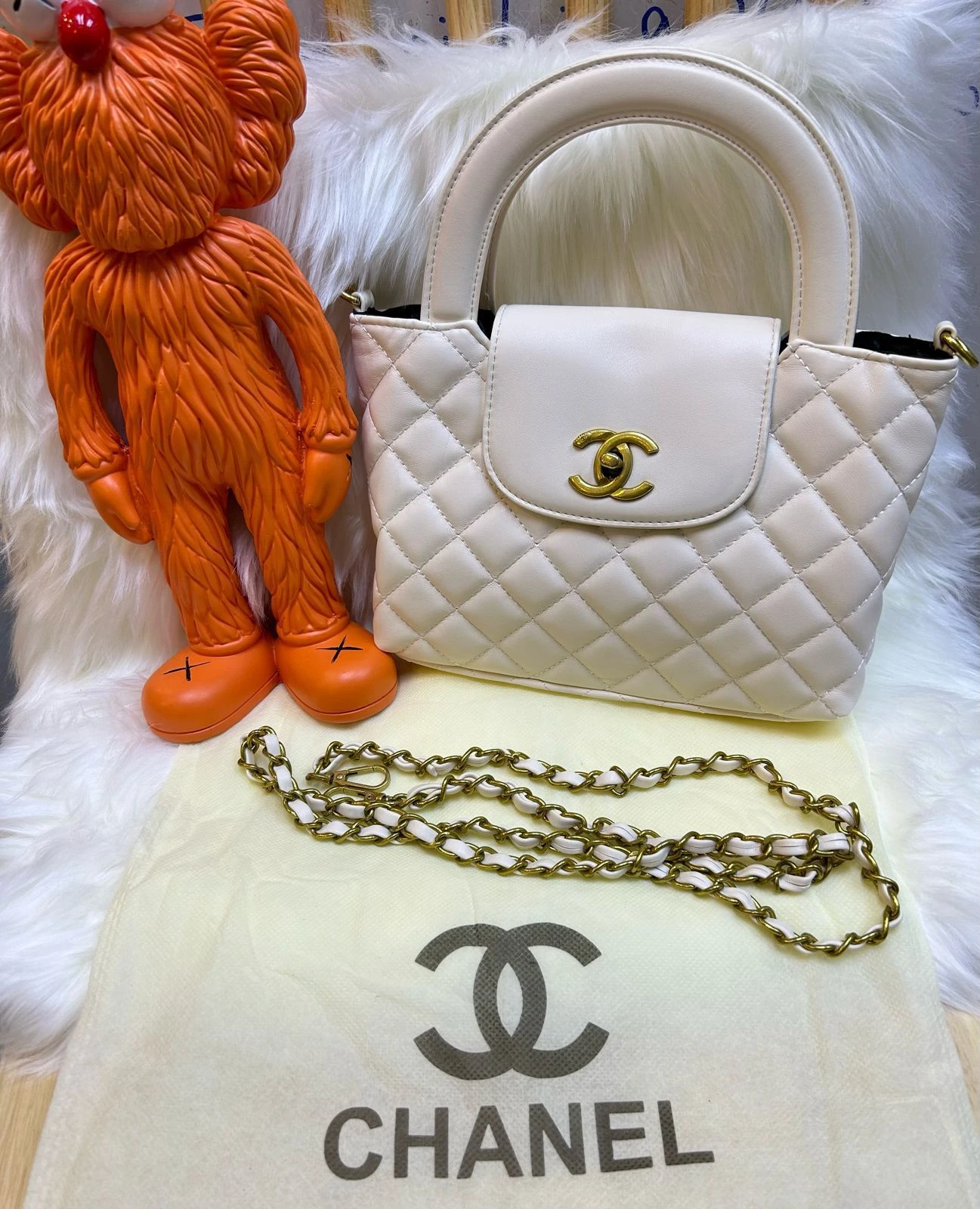 CH Kelly Mini Shopping Bag Shiny Calfskin For Women 22*14 Cm(Ch Kelly Mini Shopping Bag Shiny Calfskin For Women 22 14 Cm)