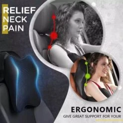 2 Pcs Car Seat Headrest Neck Rest Cushion(Car Seat Headrest Neck Rest Cushion) -Best Household Items product name 7343264