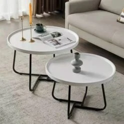 Minimalist Round Coffee Table Set(Minimalist Round Coffee Table Set) -Best Household Items product name 7442840