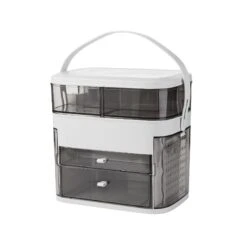 LED Mirror & Cosmetic Storage Box(Led Mirror Cosmetic Storage Box) -Best Household Items product name 7511418