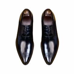 Italian Genuine Leather Formal Dress Man Derby Shoes(Block Mens Carved Shoes)
