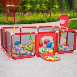 Baby Playpen Indoor Outdoor For Kids, Toddlers, Infant (Not Includes Balls) ''(Baby Playpen Indoor Outdoor For Kids Toddlers Infant Not Includes Balls)
