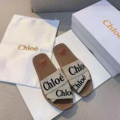 CHL Canvas Logo RibbonFlat Sandals(Canvas Logo Ribbon Flat Sandals Ch2)