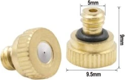 Brass Nozzle For Outdoor Cooling System(Pack-10)(Brass Nozzle For Outdoor Cooling System)