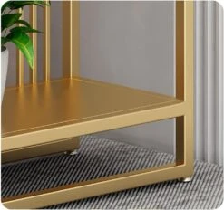 Modern Marble Slim Side Table With Storage Shelf – Stylish End Tables For Living Room And Space-Saving Sofa Tables (Size:65 * 28 * 55cm,)(Modern Marble Slim Side Table With Storage Shelf Stylish End Tables For Living Room And Space Saving Sofa Tables Size 65 28 55cm) -Best Household Items product name 7965381