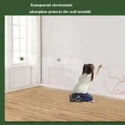 Wall Protective Film, Removable Clear Wall Protector,Anti-Scratch, Oil Proof Waterproof Clear Wall Protector Sticker - Easy To Clean(Wall Protective Film Removable Clear Wall Protector Anti Scratch Oil Proof Waterproof Clear Wall Protector Sticker Easy To Clean) -Best Household Items product name 8030429
