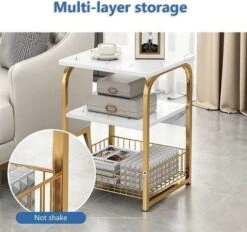 Countertop Bedside End Table(Marble Countertop Bedside End Table) 12 Countertop Bedside End Table(Marble Countertop Bedside End Table) -Best Household Items product name 8181461