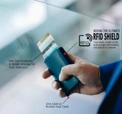 Aluminum Alloy Leather Cards Holder(Aluminum Alloy Leather Wallet)