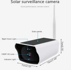 1080P Solar WIFI Bullet Camera(1080p Solar Wifi Bullet Camera) -Best Household Items product name 8270811