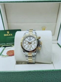 Automatic Submarine Two Tone Silver & Gold Watch 41mm(Automatic Submarine Two Tone Steel Gold Black Dial Watch 41mm) -Best Household Items product name 8308631