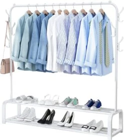 ClothingRack With Top Rod, Lower Storage(Clothing Rack With Top Rod Lower Storage) -Best Household Items product name 8369822