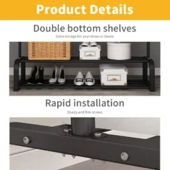 ClothingRack With Top Rod, Lower Storage(Clothing Rack With Top Rod Lower Storage) -Best Household Items product name 8490099