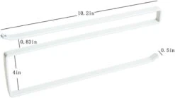 Paper Towel Holder Under Cabinet 2pcs For Kitchen(Under Cabinet Paper Roll Holder Rack 2 Pcs) -Best Household Items product name 8553630