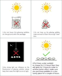 Colored Luminous Stones Set 100 Pcs | Multicolor Luminous Stones(100 Pcs Colored Luminous Stones Set) -Best Household Items product name 8666174