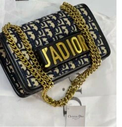 𝐃 Black Leather J’adior Flap Chain Bag(𝐃 Black Leather J Adior Flap Shoulder Bag) -Best Household Items product name 8775522