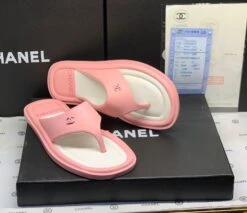 Chnel Leather Flip Flops Slipper(Chnel Leather Flip Flops Slipper) -Best Household Items product name 8784782