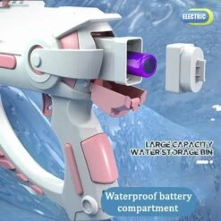 : Water Gun Toy For Kids NIBEMINENT Electric Automatic High Pressure Strong Toys Water Gun, Cool Appearance Large Capacity Fast Firing Speed Long Range(2 COLORS)(Water Gun Toy For Kids Nibeminent Electric Automatic High Pressure Strong Toys Water Gun Cool Appearance Large Capacity Fast Firing Speed Long Range2 Colors) -Best Household Items product name 8866824