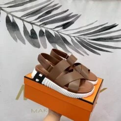 H Leather Electric Slingback Sandals(𝐇 Leather Electric Slingback Sandals) -Best Household Items product name 8993555