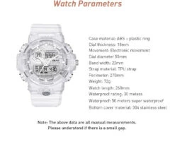 Transparent ElectronicStudent Sports Watch(Transparent Electronic Wristwatch) -Best Household Items product name 9020854